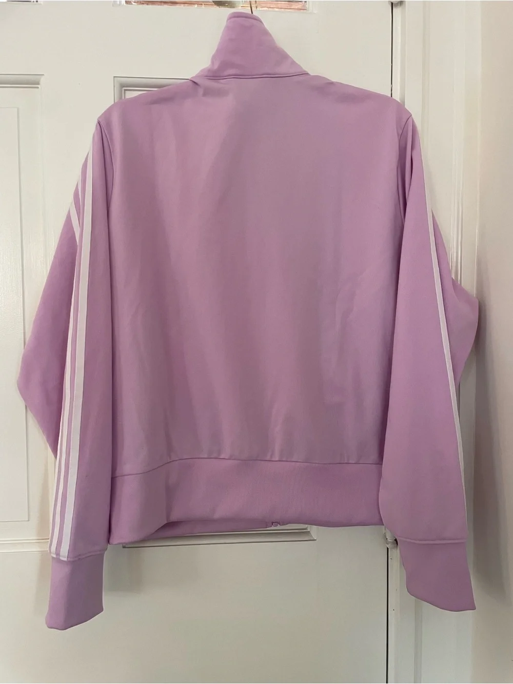 adidas light orchard / light pink Cropped Firebird Track Jacket